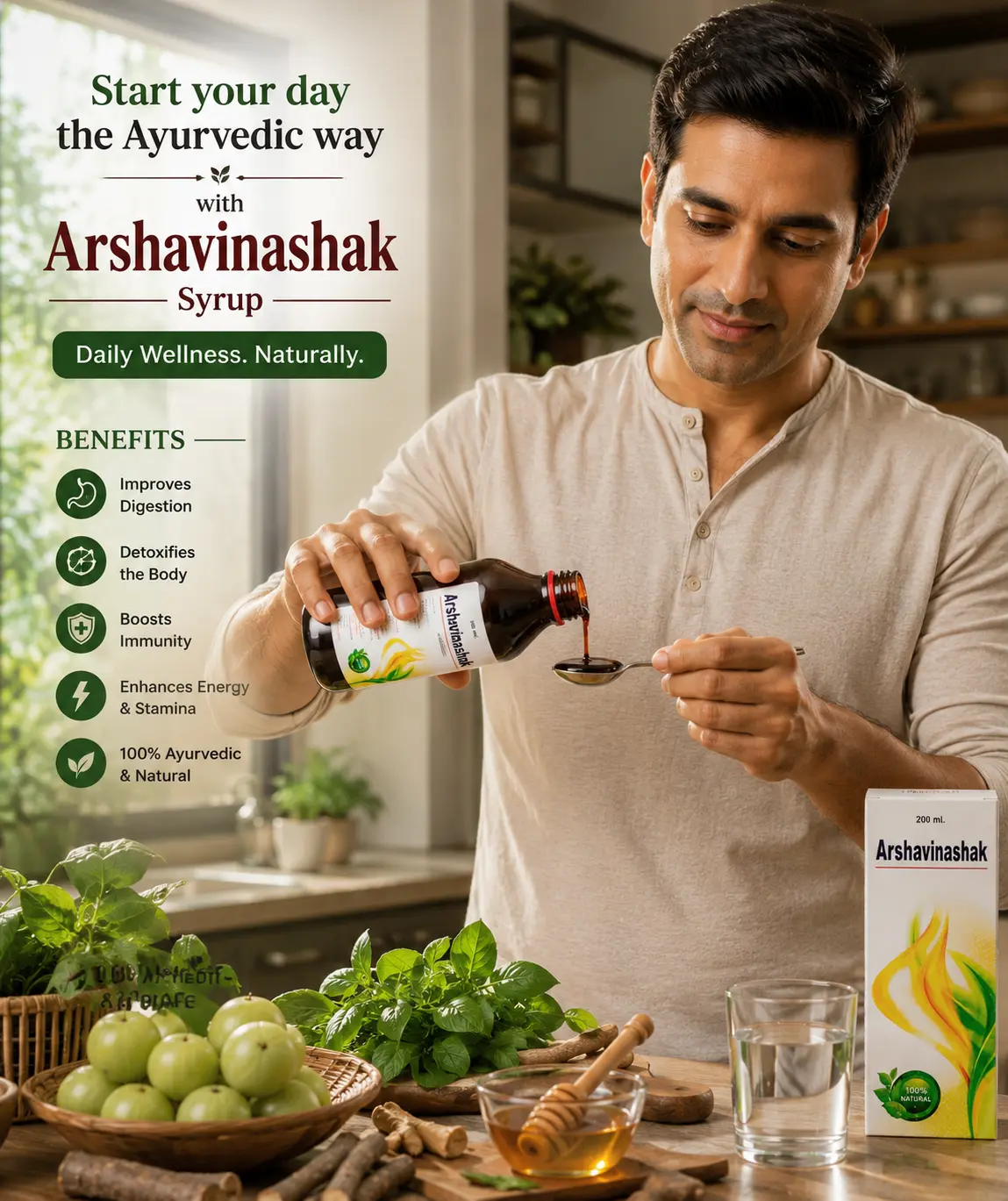 BD Ayurveda Arshavinashak Syrup